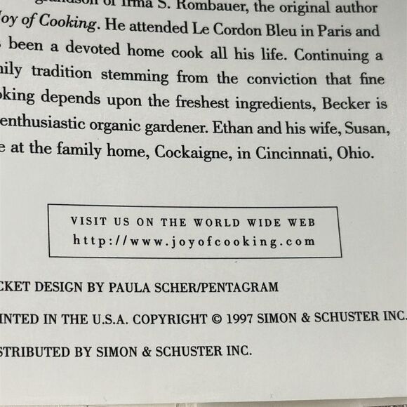 The All New All Purpose Joy of Cooking by E. Becker, M.R. Becker & I. Rombauer - Picture 3 of 17